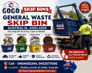Affordable Heavy Waste Skip Bin Hire in Adelaide | GoGo Skip Bins