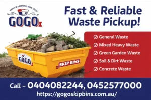 Construction, Brick, and Timber Mixed Waste Skip Bin Hire | GoGo Skip Bins