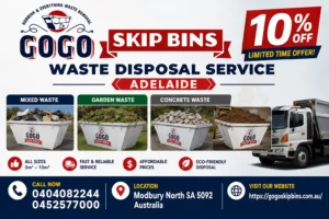 Book Same Day Skip Bin Adelaide | GoGo Skip Bins