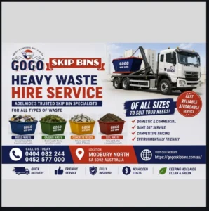 Skip Bins Hiring Adelaide for Construction Waste | GoGo Skip Bins